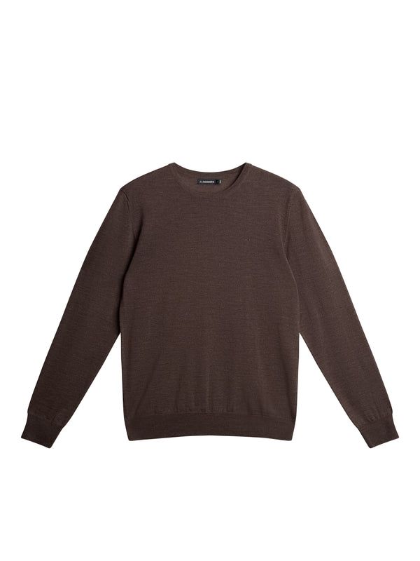 Lyle Light Merino Sweater / Walnut Melange