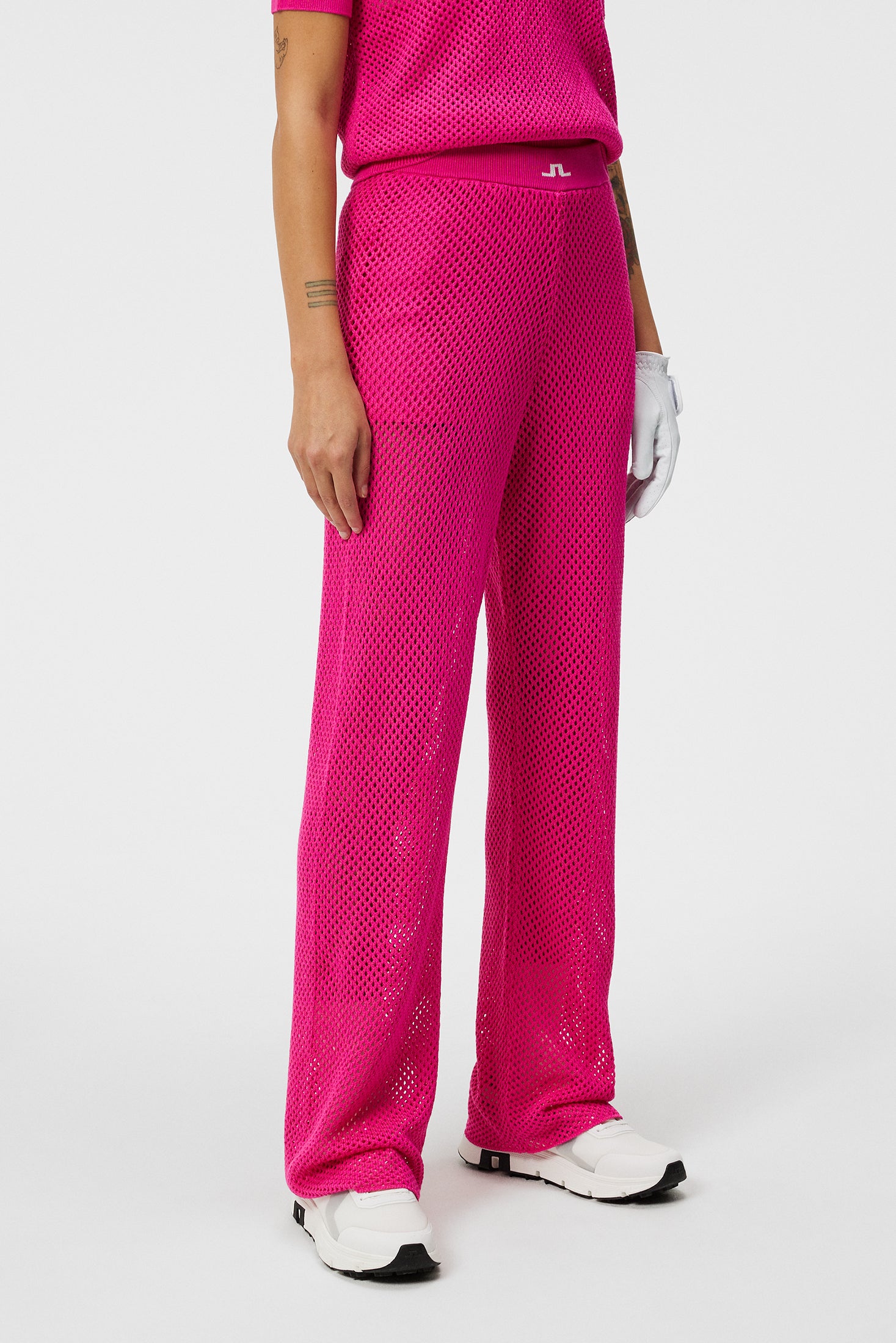 Korine Knitted Pant / Fuchsia Purple | J.Lindeberg Official