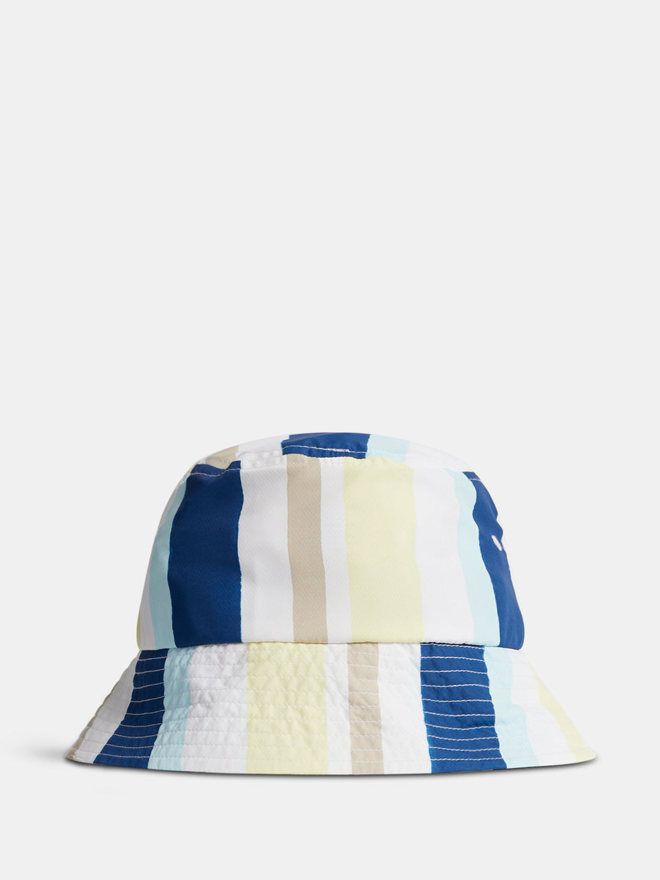 Olaf Print Bucket Hat / Painted Stripe Wax Yellow
