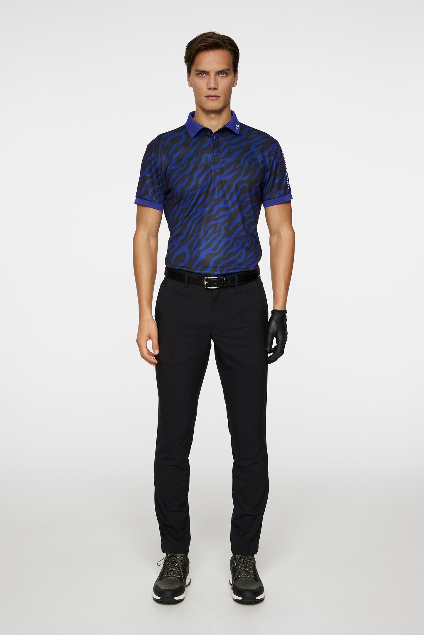 Tour Tech Print Polo / Tour Tiger Clematis M