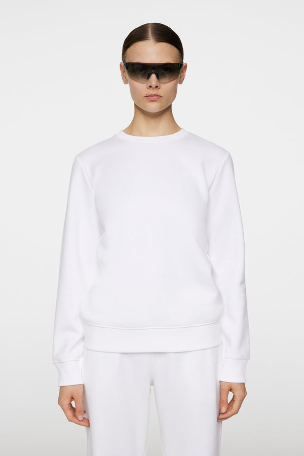 W Alpha Crew Neck / White