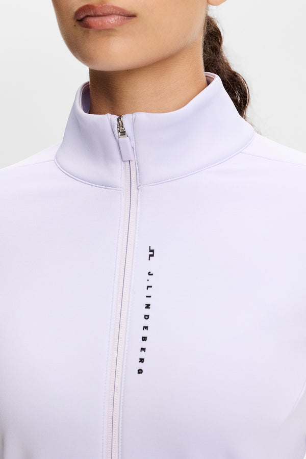 Selena Full Zip Mid Layer / Purple Heather