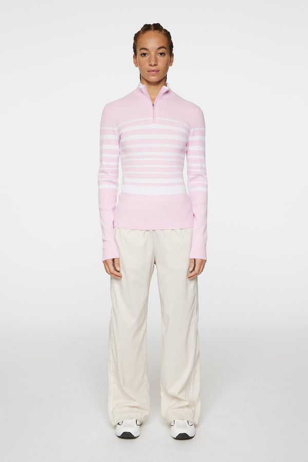 Cheryl Knitted Zip Sweater / Nosegay