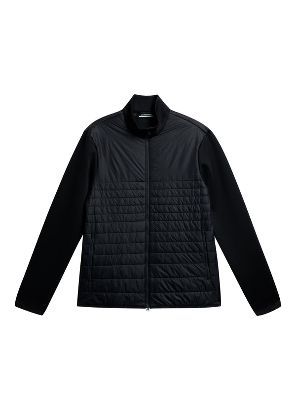 Martino Quilt Hybrid Jacket / Black