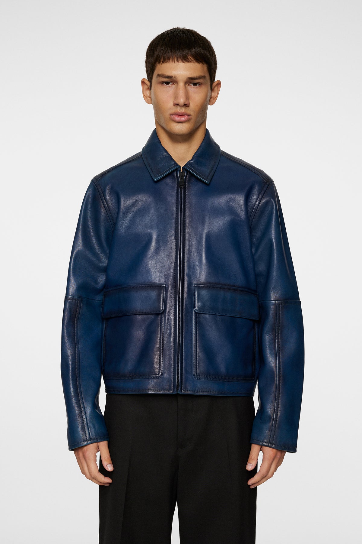 Jed Leather Party Jacket Key Largo