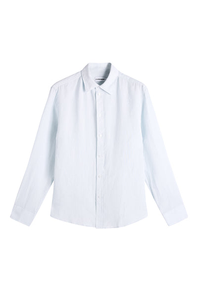 Zachary Clean Linen Shirt / Skywriting | J.Lindeberg Official