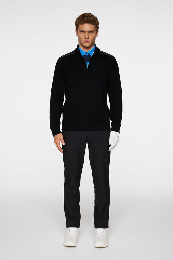 Jeffrey Windbreaker Sweater / Black
