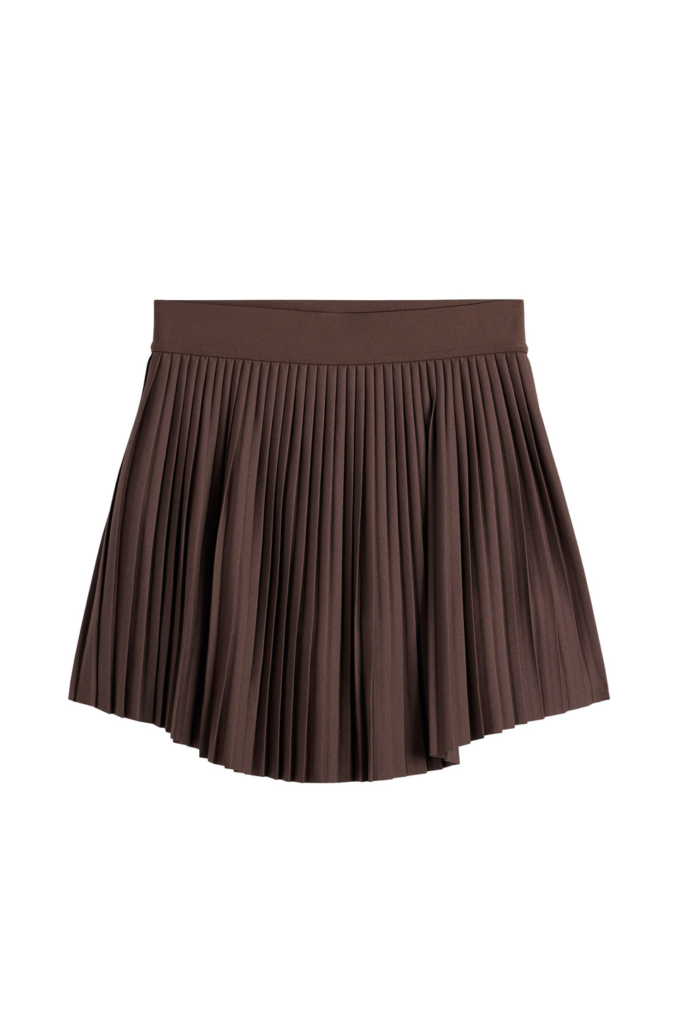 Brooke Pleated Skirt / Seal Brown
