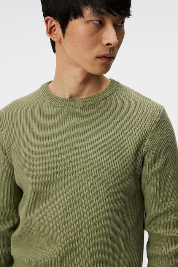 Arthur Knit Org Cotton / Oil Green
