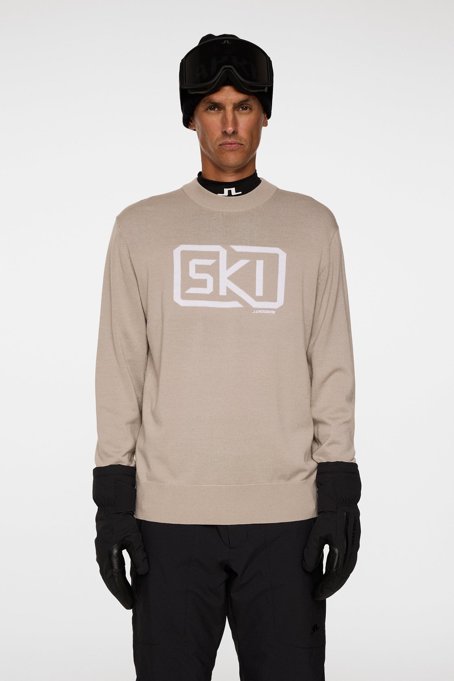 William Knitted Sweater / Moonbeam – J.Lindeberg EU