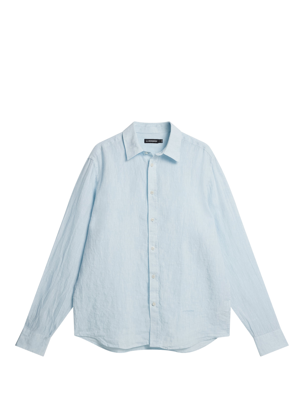 Linen Melange LS Reg Shirt / Dream Blue