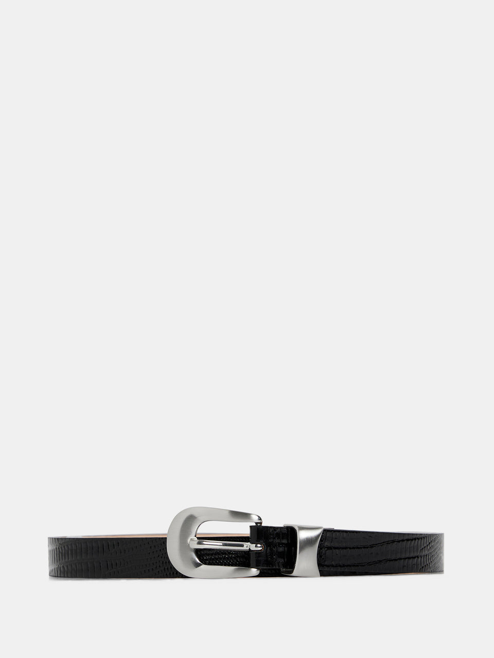 Western Leather Belt / Black