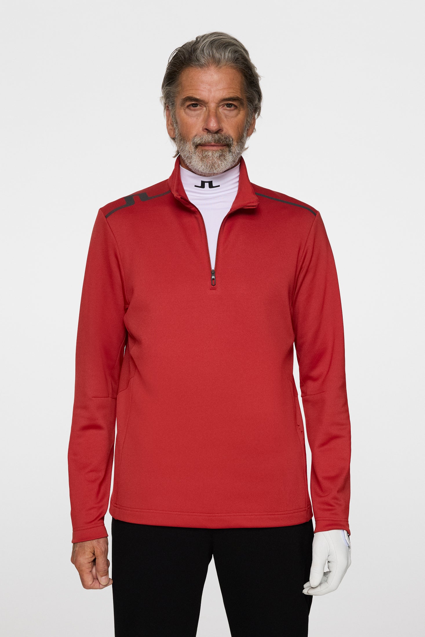 Vinnie Quarter Zip Mid Layer / Bossa Nova | J.Lindeberg Official