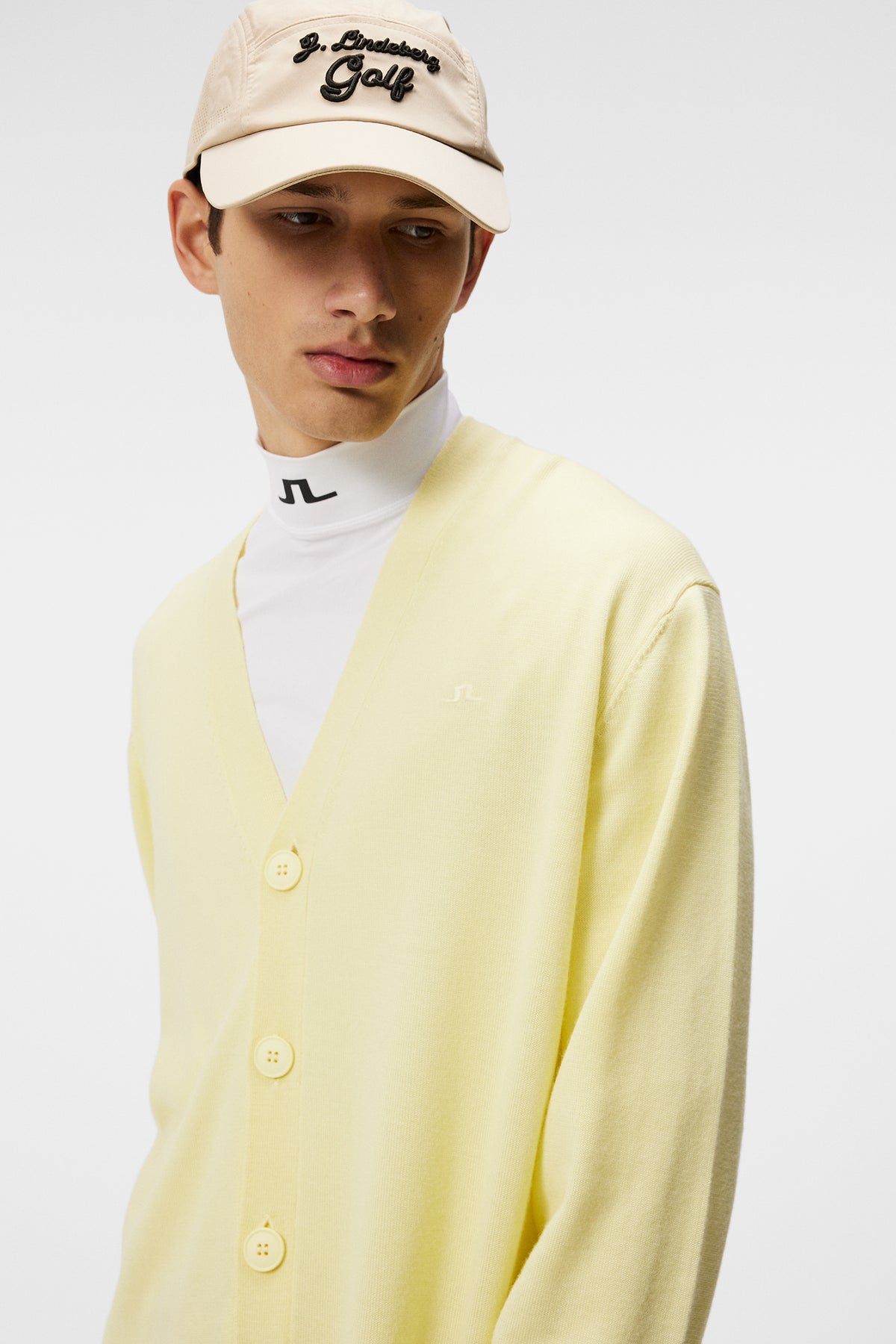 Lucas Knitted Cardigan / Wax Yellow