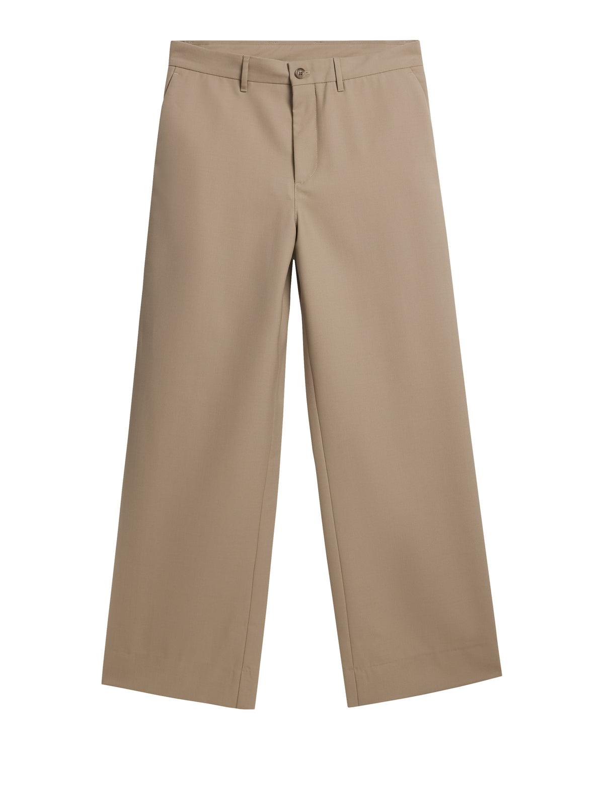 Sonny Wide Wool Pants Batique Khaki – - Main Image