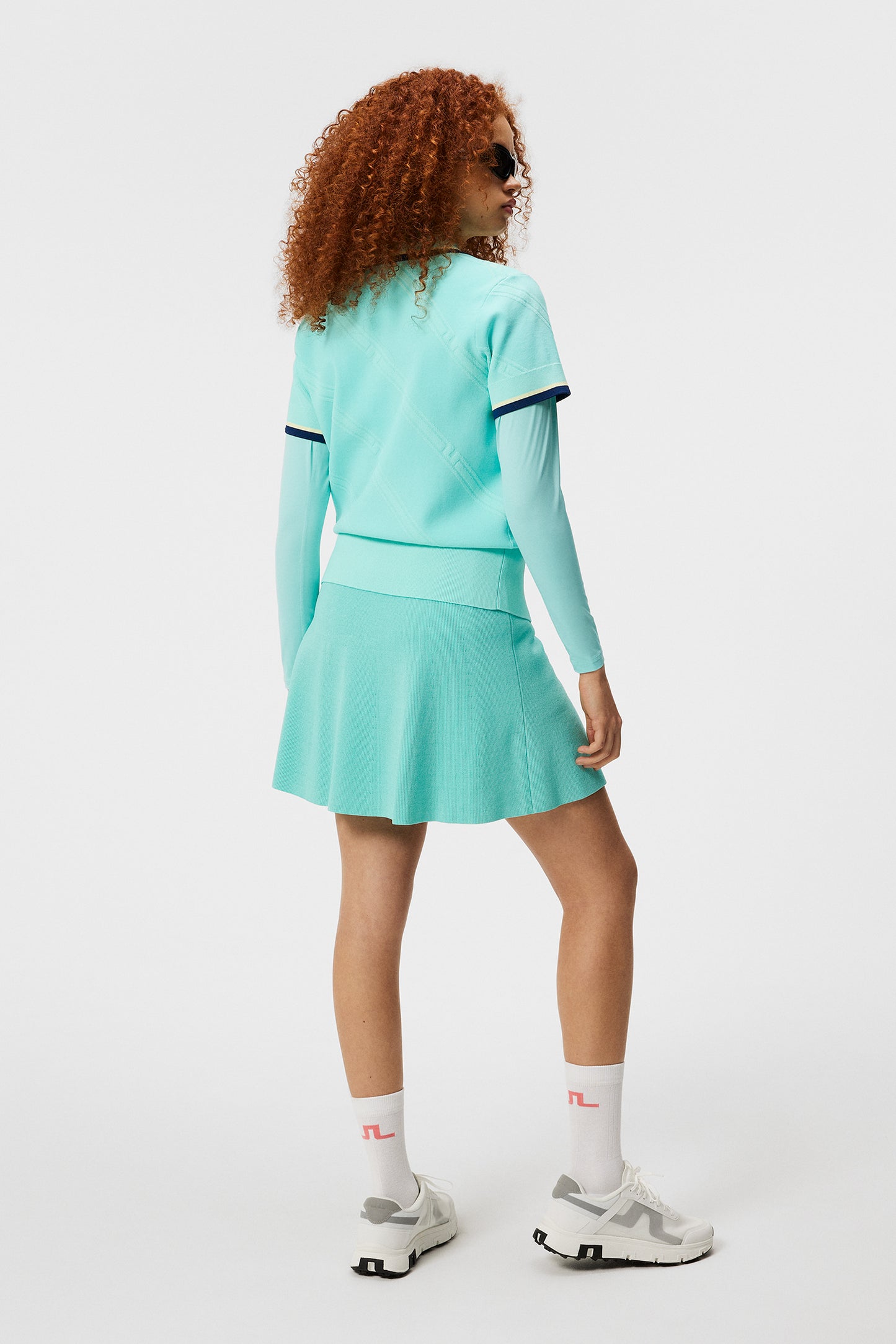 Feline Knitted Shirt / Aruba Blue