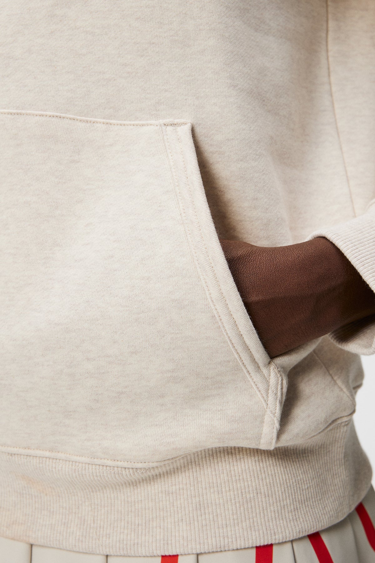 W Alpha Hood / Beige Melange