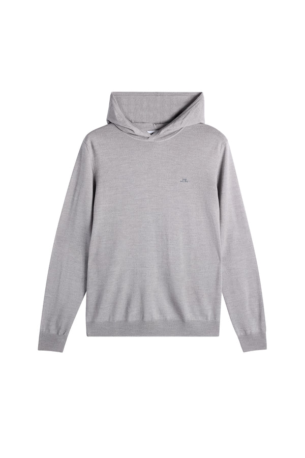 Karl Merino Hoodie / Light Grey Melange