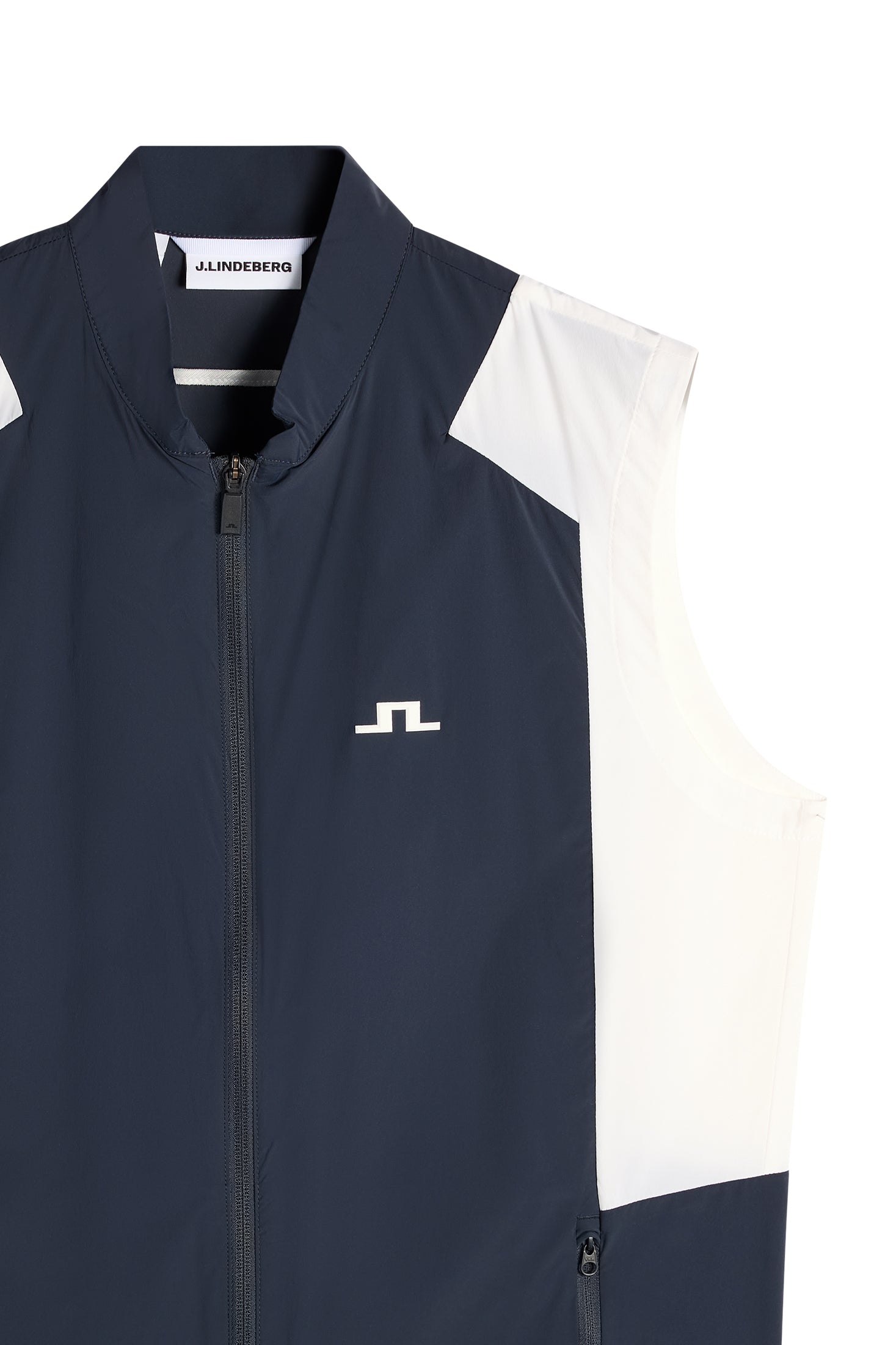 Jacs Zip Packable Vest / JL Navy | J.Lindeberg Official