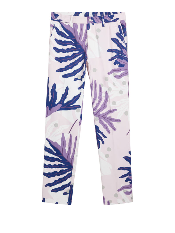 Stuart Print Stripe Pant / Paradise Monstera Pink