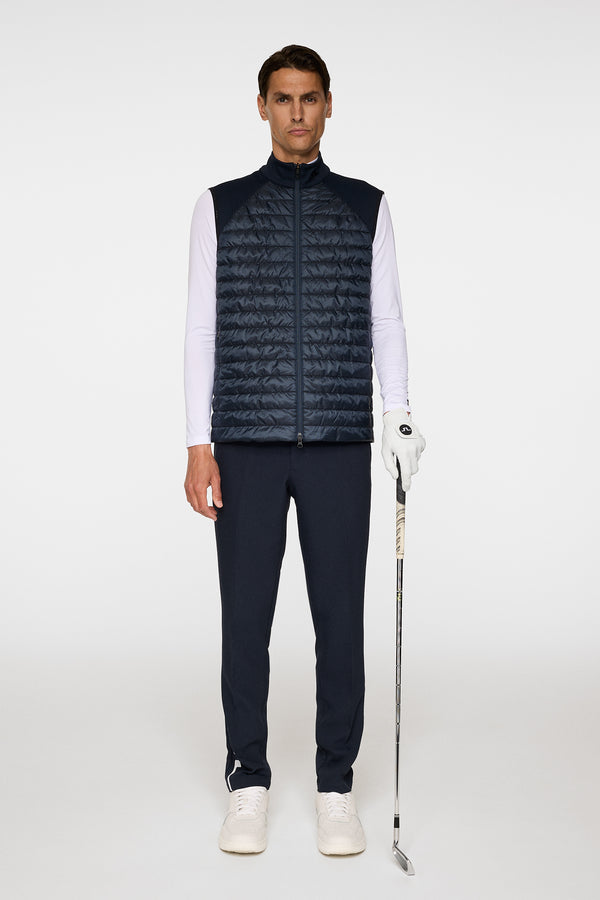 Hayden Quilt Hybrid Vest / JL Navy