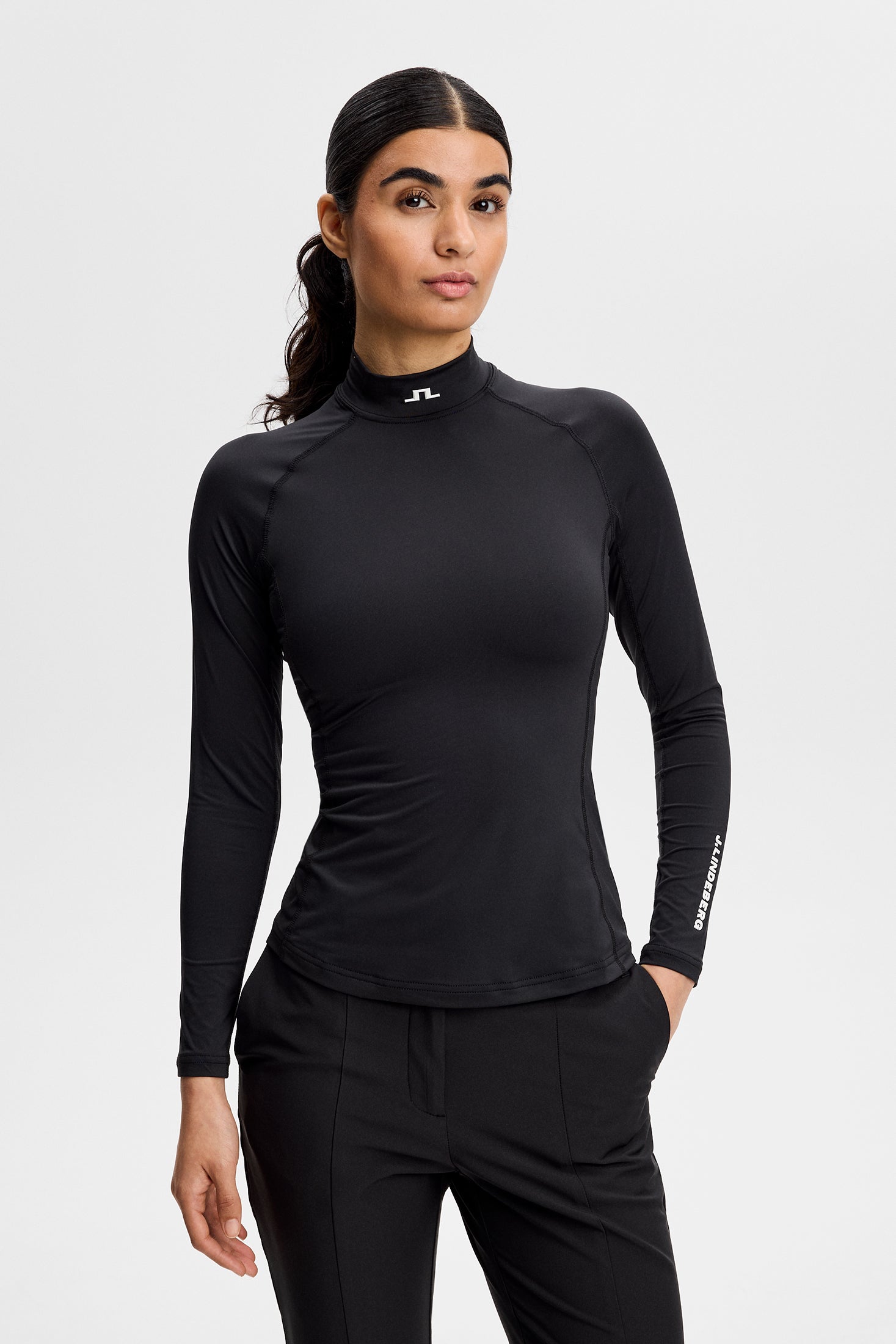Ella Compression Top / Black | J.Lindeberg Official