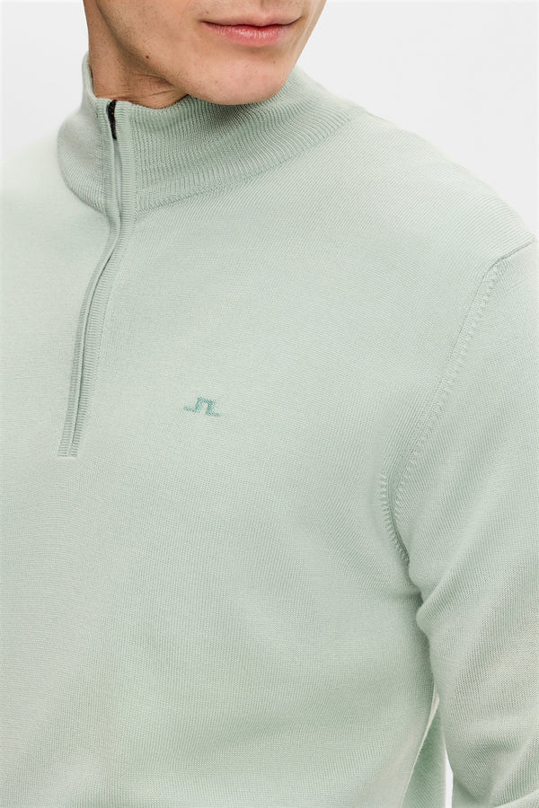 Kiyan Quarter Zip Sweater / Jadeite