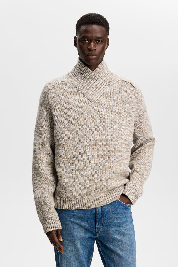 Marve Shawl Collar / Moonbeam