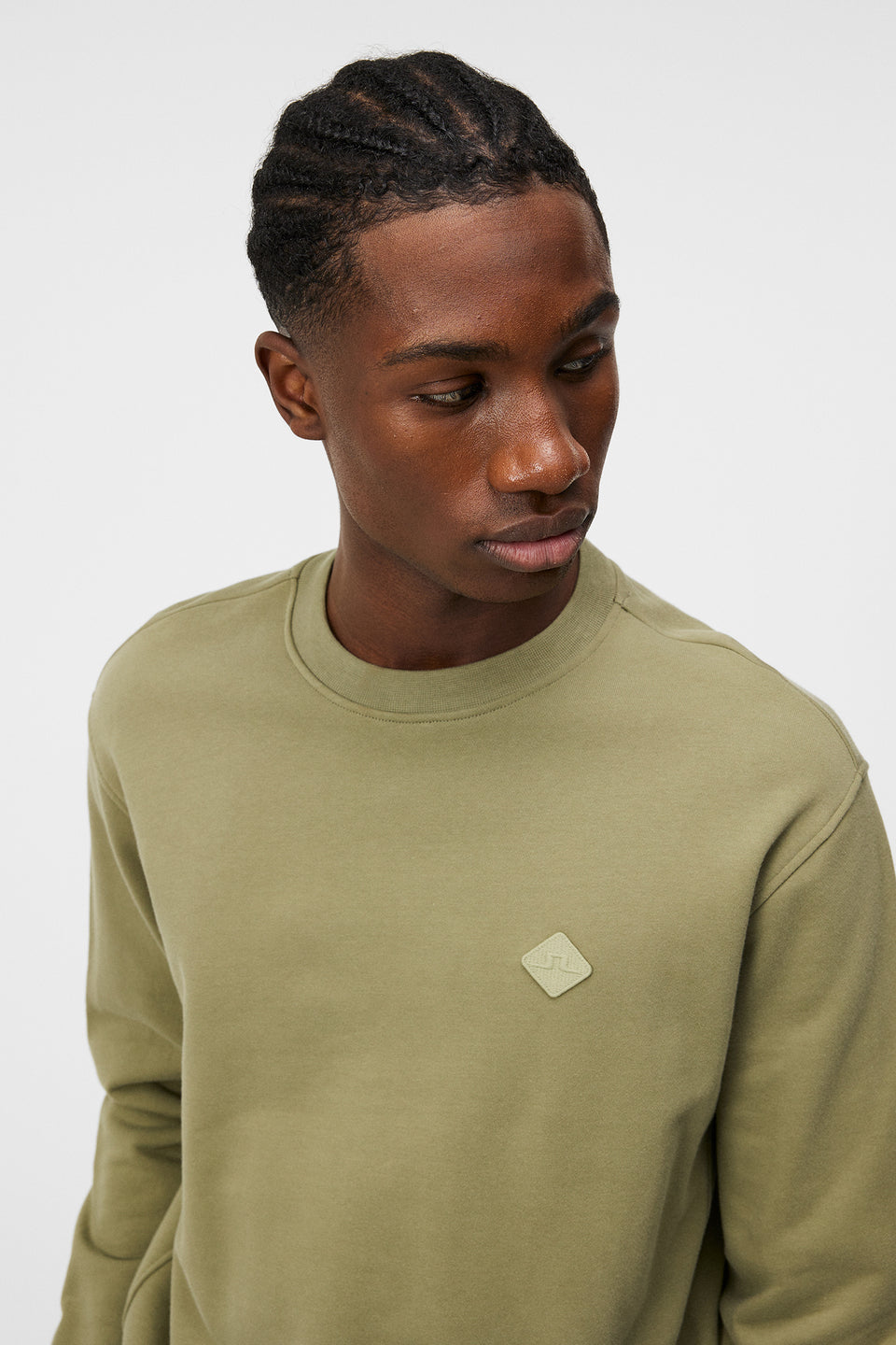 Thorne Crew Neck / Oil Green