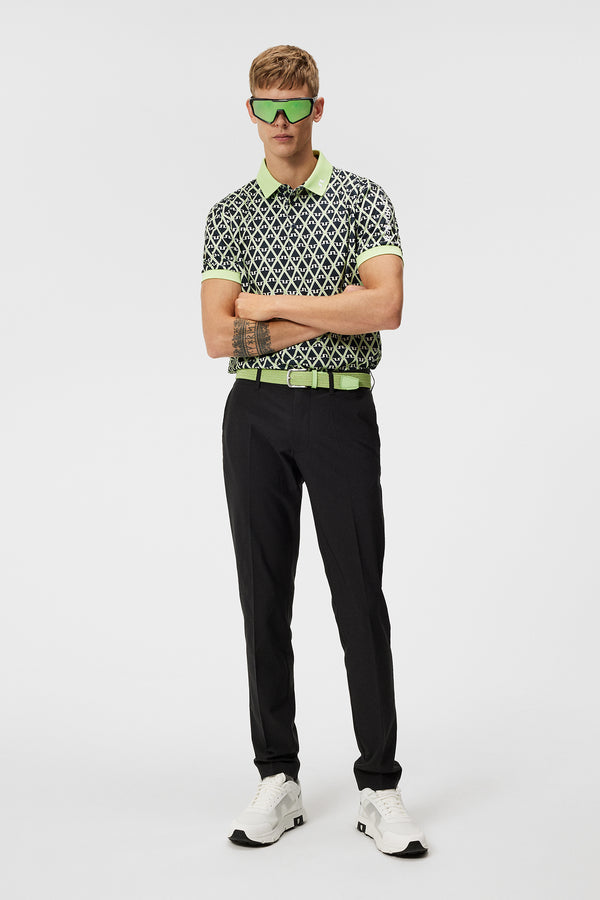 Tour Tech Reg Fit Print Polo / Geo JL Navy