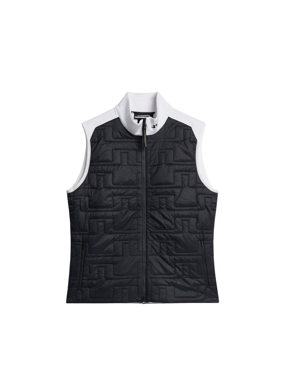 W Quilt Hybrid Vest / Black