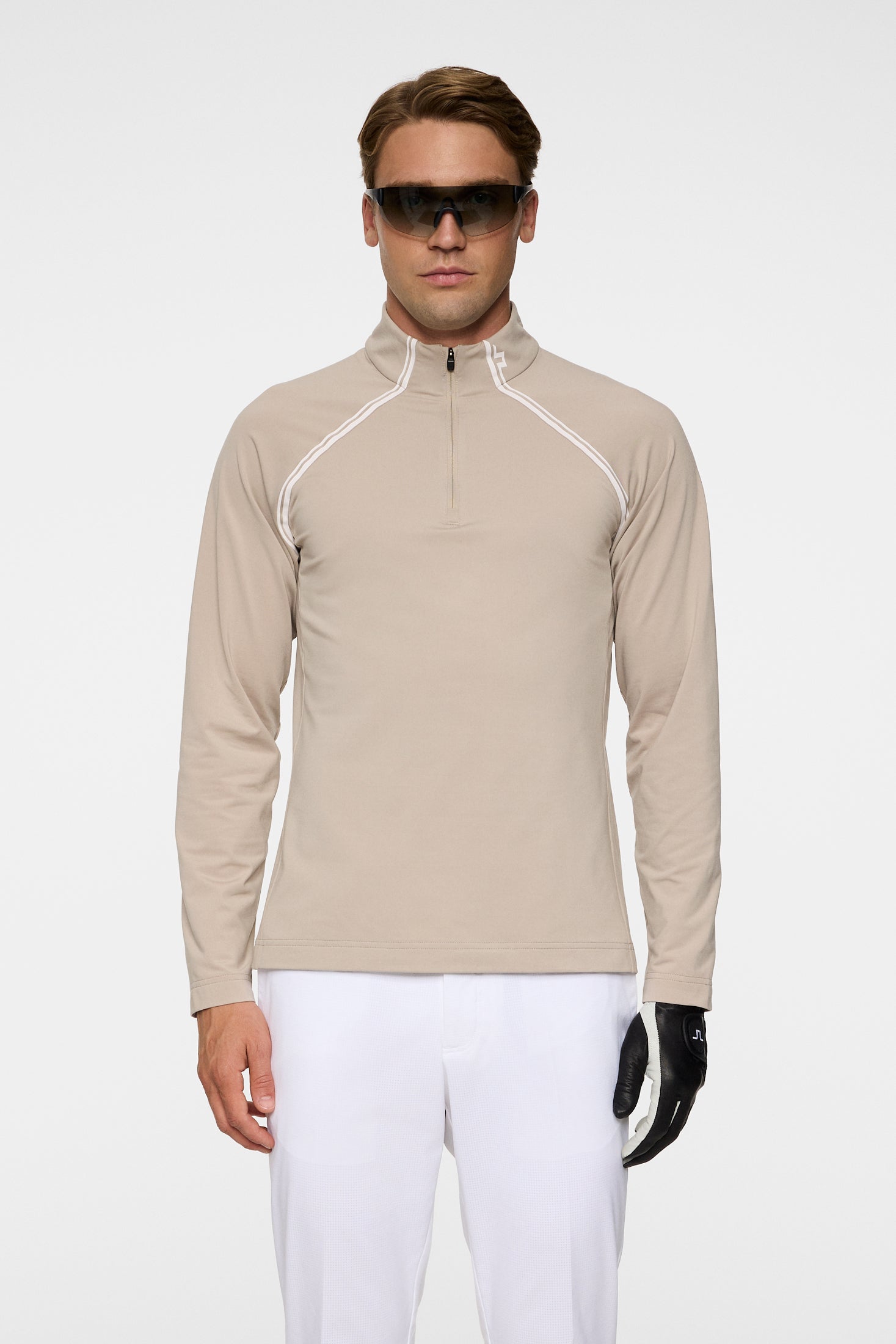 Players Mid Layer / Oyster Brown – J.Lindeberg EU