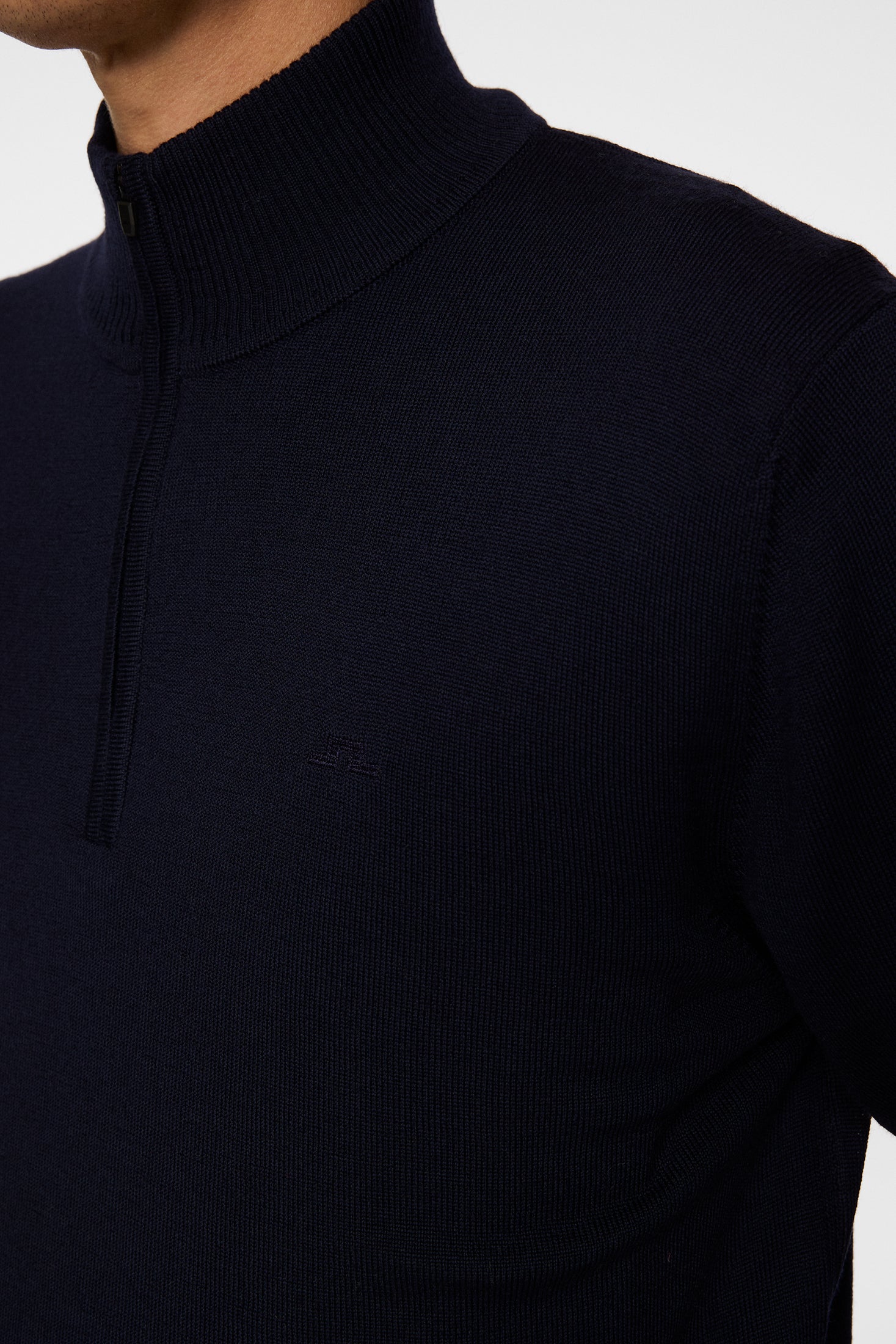 Kiyan Merino Quarter Zip / JL Navy | J.Lindeberg Official