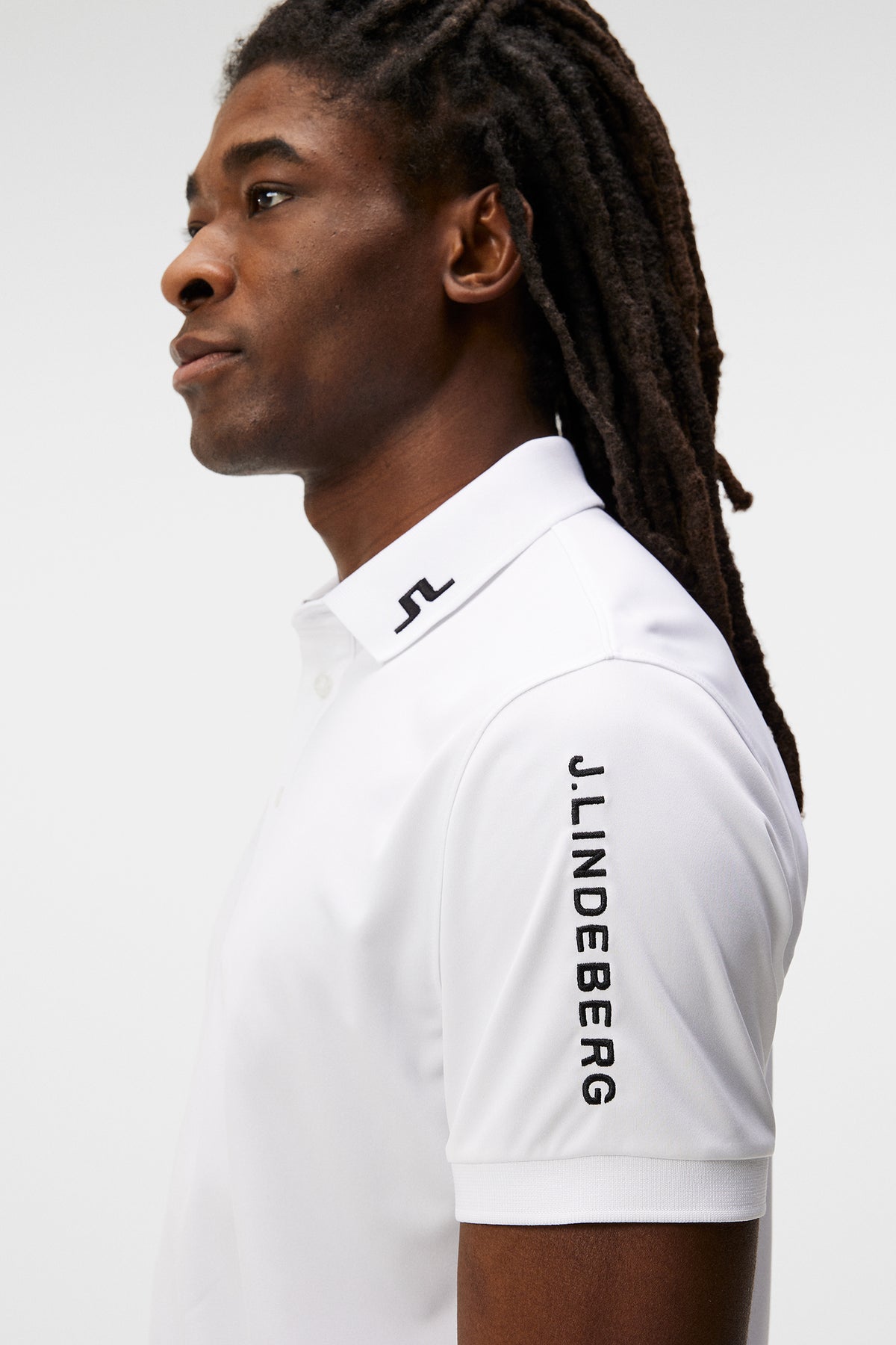 Tour Tech Slim Fit Polo / White