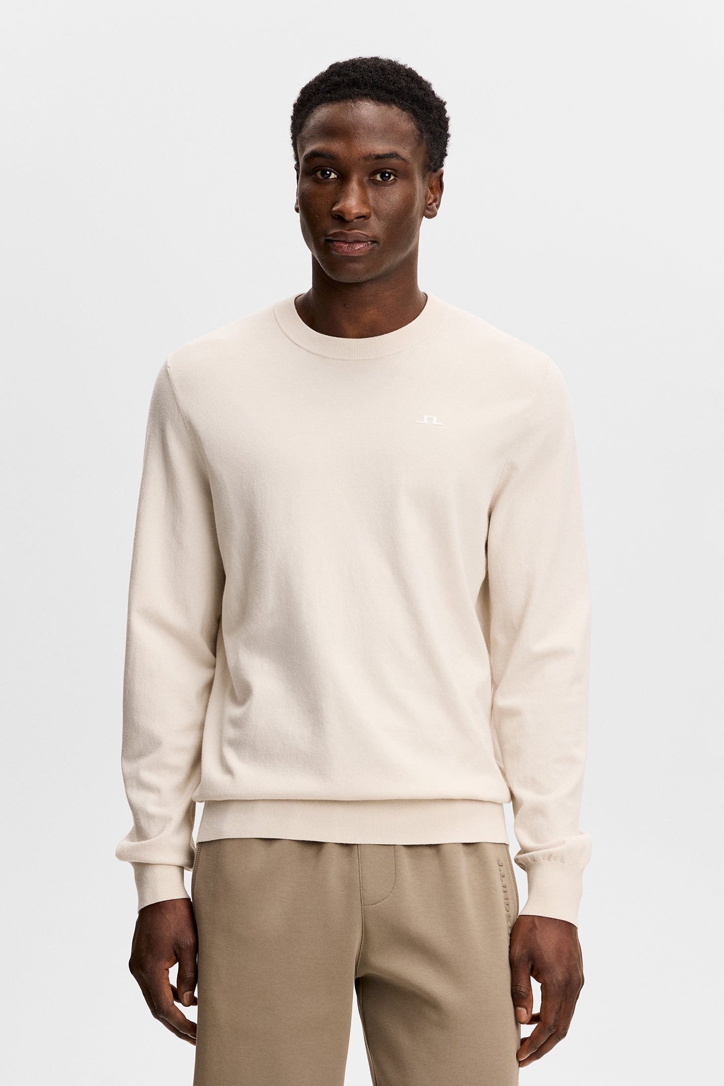 Henry Knitted Sweater / Moonbeam | J.Lindeberg Official