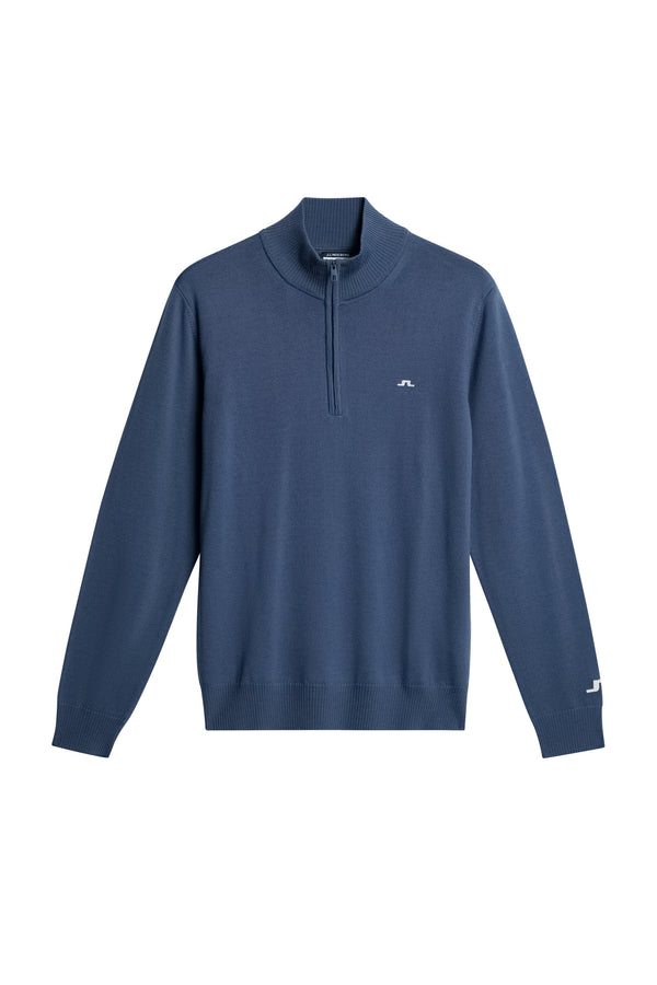 Kian Zipped Sweater / Vintage Indigo