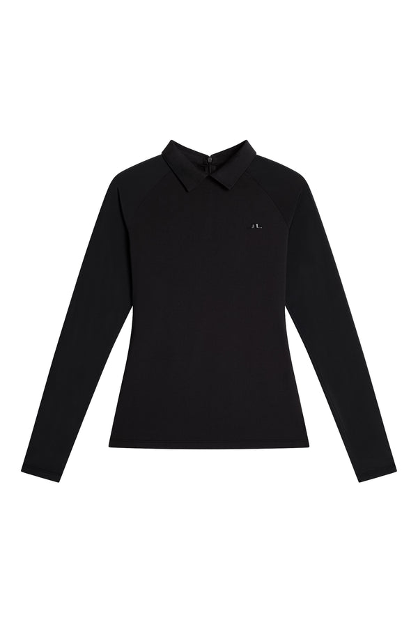 Tori Hybrid LS Polo / Black