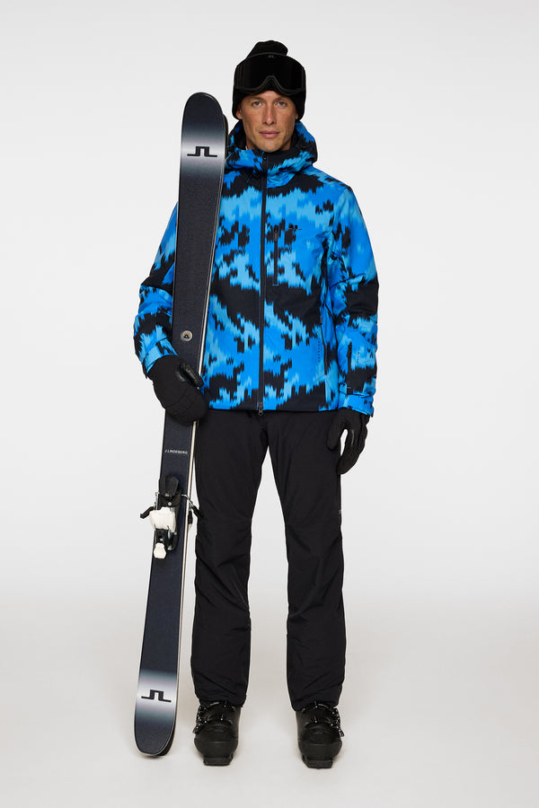 Ace Jacket Printed / Warp Sonic Blue L