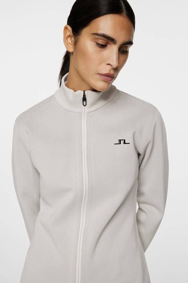Bell Tech Knit Zip Sweater / Moonbeam