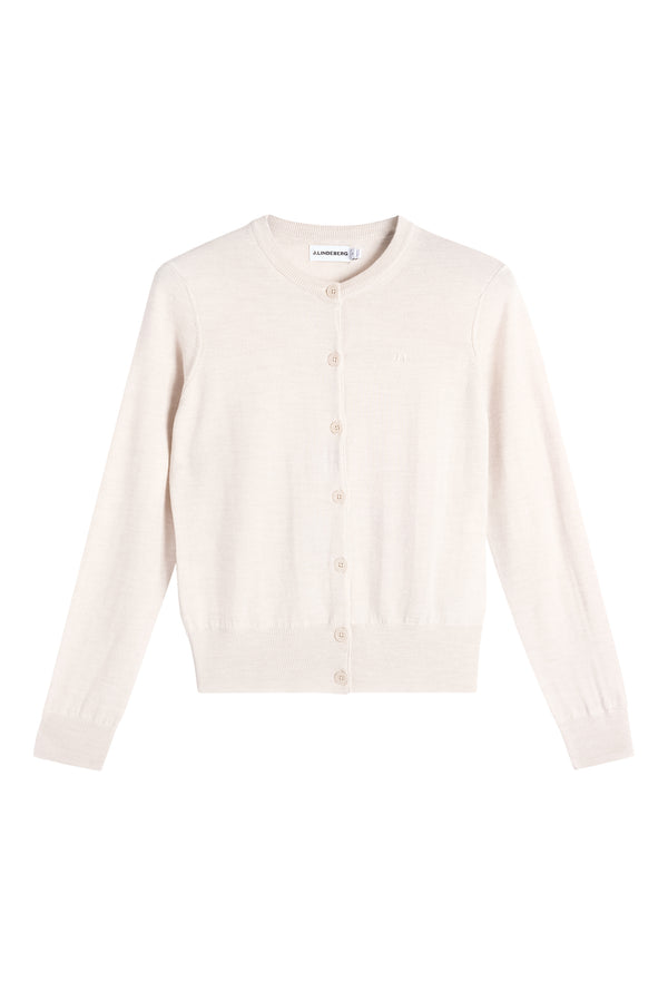 Joanna Knitted Cardigan / Moonbeam Melange