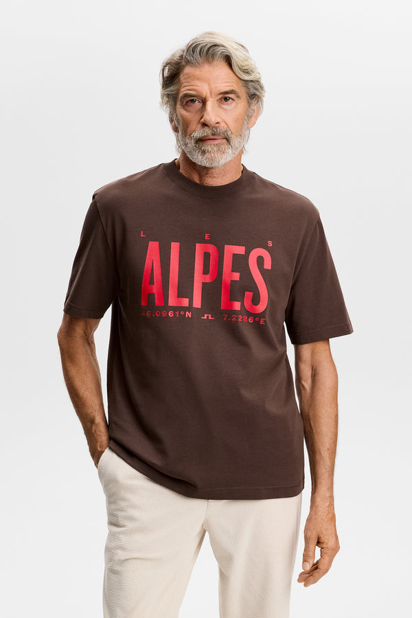 Hale Heavy Logo T-shirt / Seal Brown