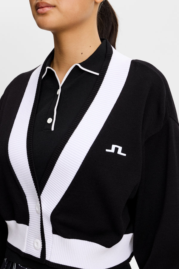 30Y Nicole Cropped Cardigan / Black