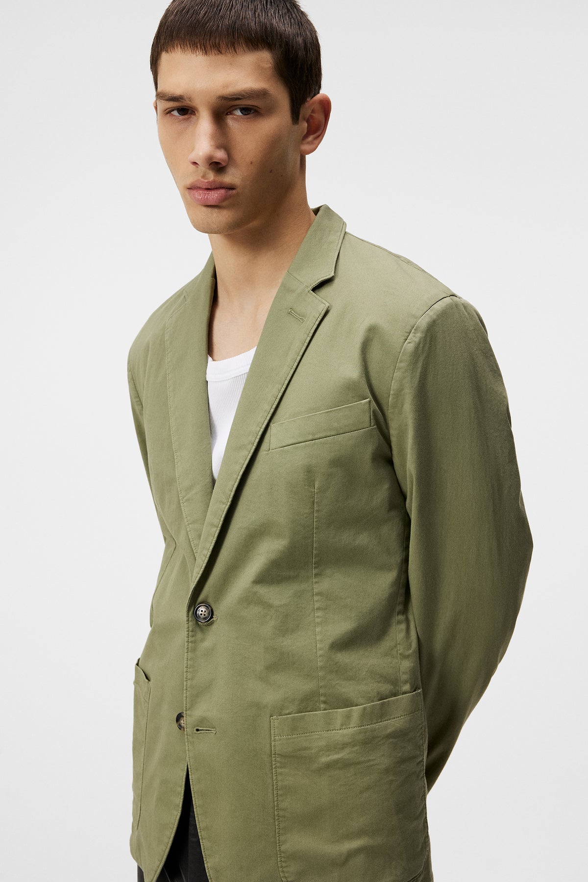 Elton GMT Dyed Blazer / Oil Green