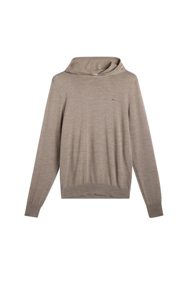 Karl Merino Hoodie / Brindle Melange