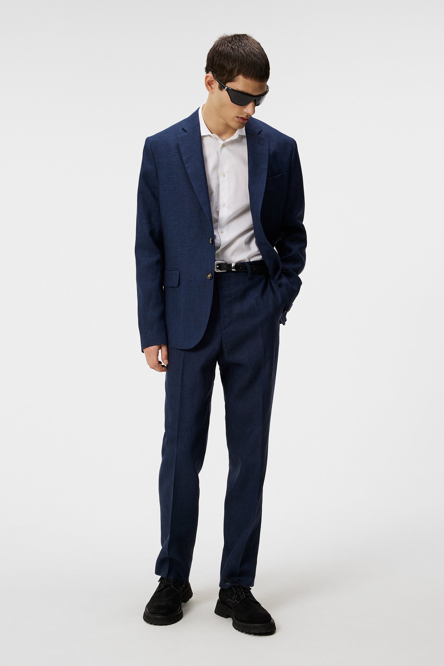 Elton U Super Linen Blazer / JL Navy