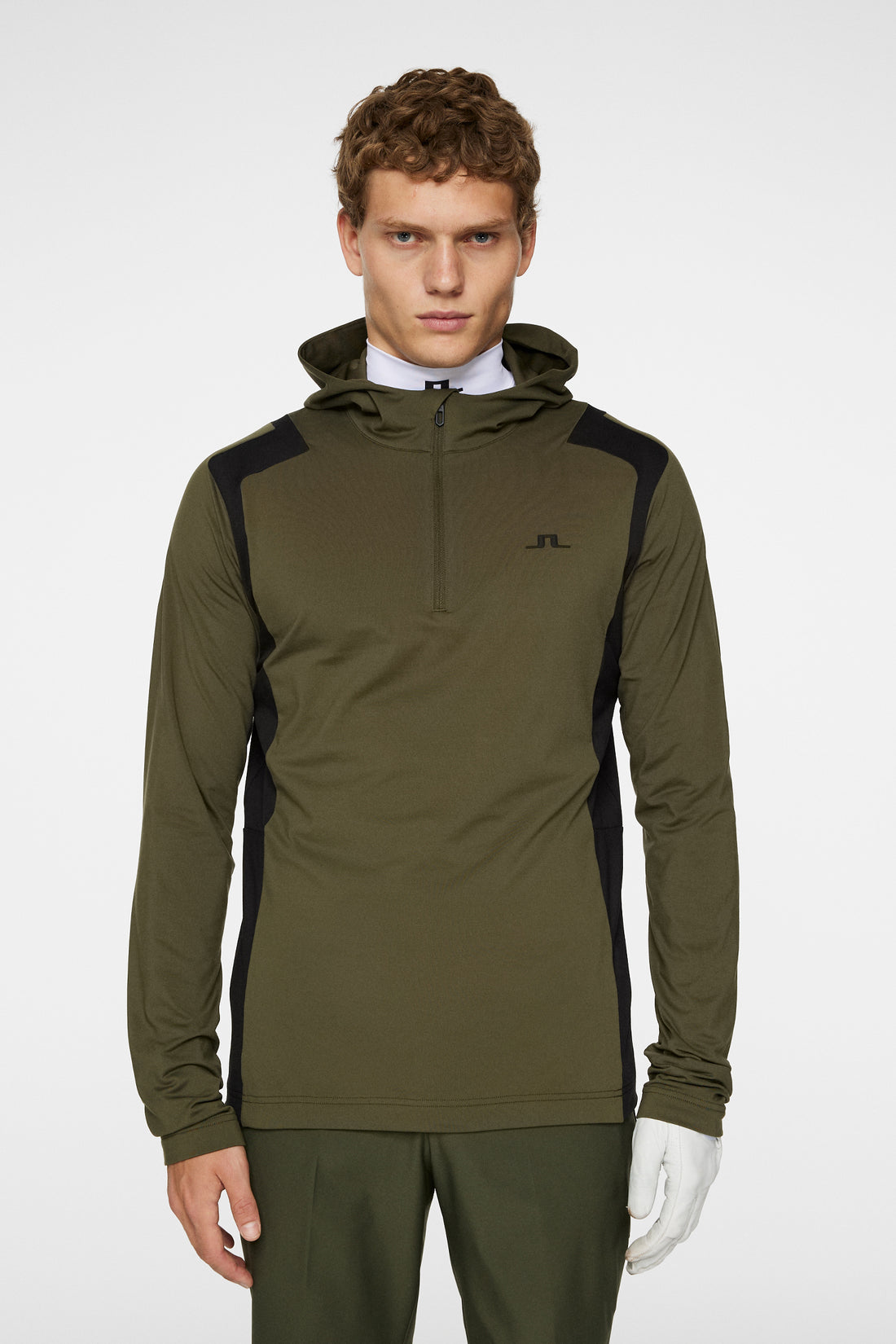 Lukas Quarter Zip Mid Layer / Forest Green