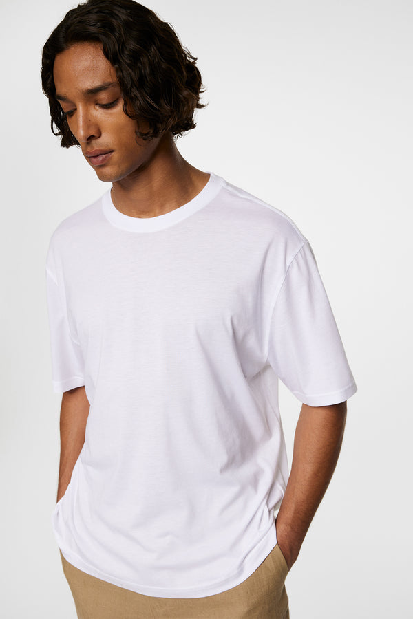 Hale Light Lyocell T-shirt / White