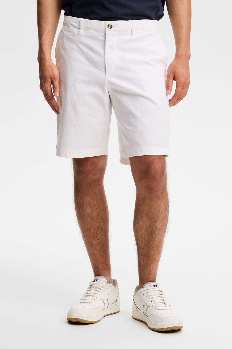Shane Cotton Stretch Shorts / White