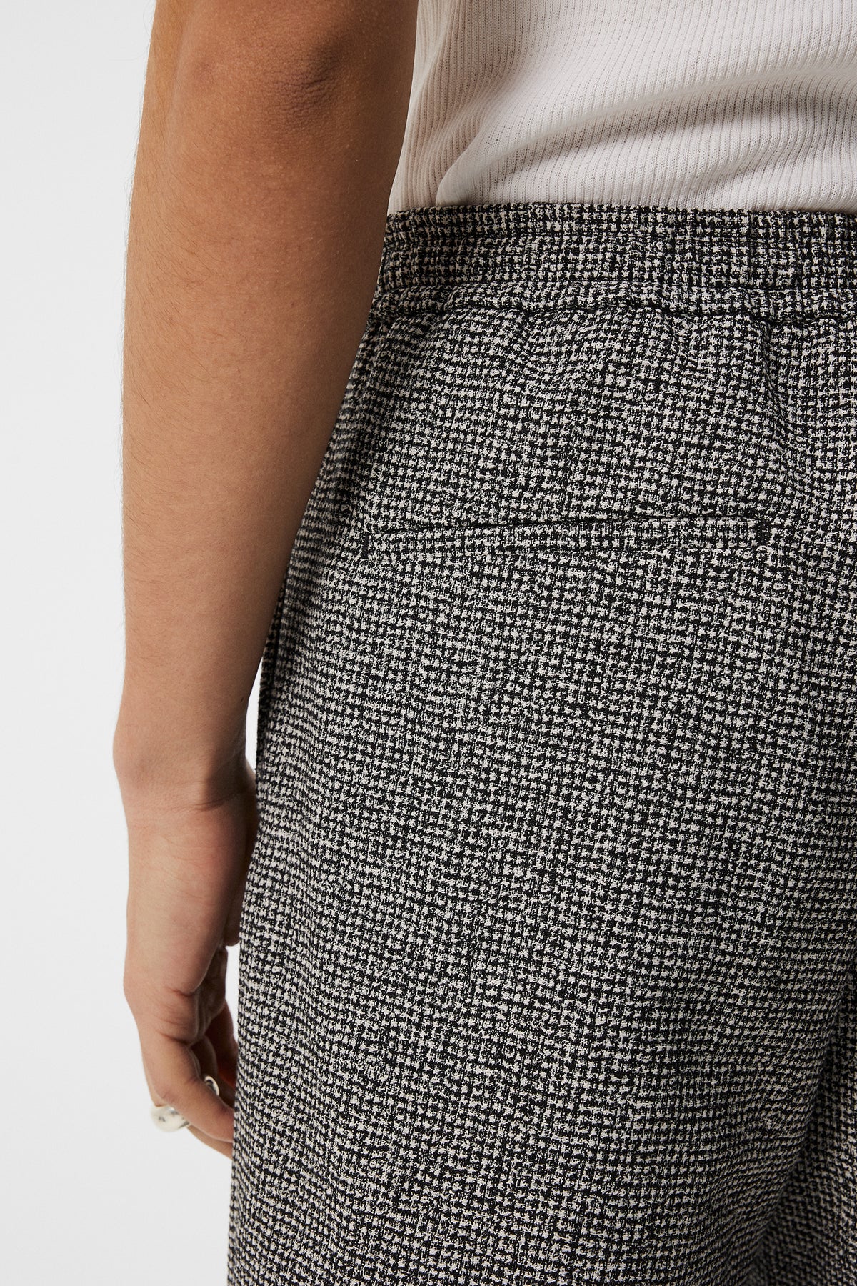 Santo 2 Tone Pants / Black