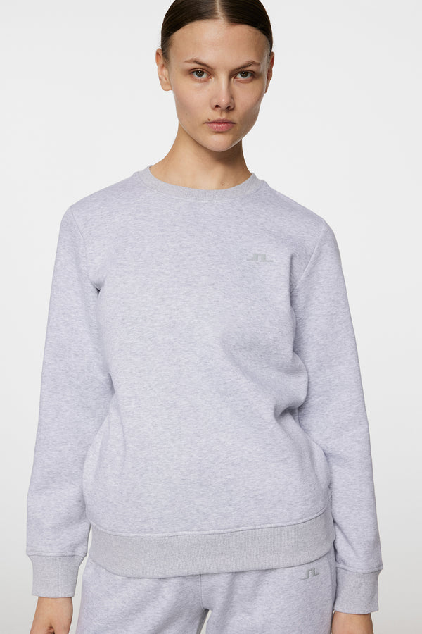 W Alpha Crew Neck / Light Grey Melange
